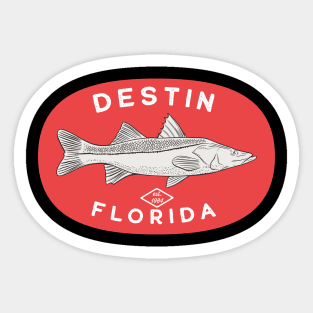 Destin Florida Fishing Sticker